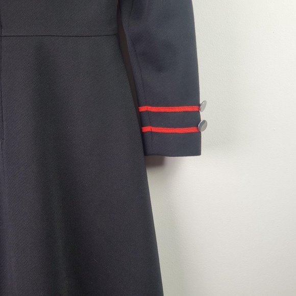 Vintage 1970s Domani Knits Retro A-Line Dress Sz 1 - Picture 12 of 15